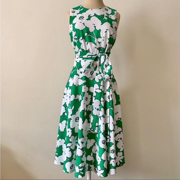 Hobbs London Fit-and-Flare Evie Dress sz. 2 - Picture 7 of 8